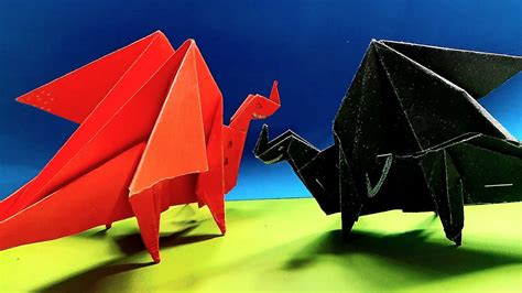 How To Make Paper Dragon Easy Origami Dragon Tutorial Paper Dragon Step By Step For