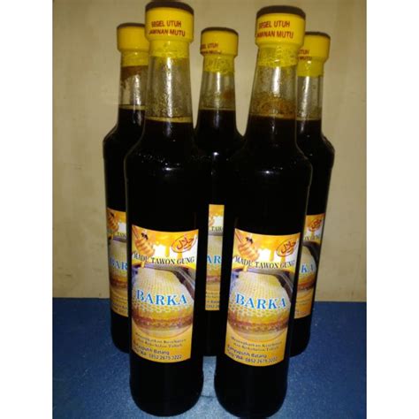 Jual Madu Hitam Tawon Gung Madu Hutan Asli Kemasan Botol Ml