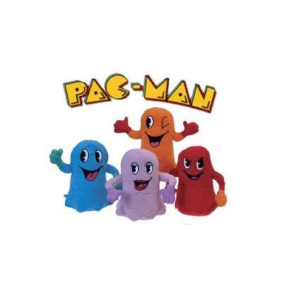 Pac-Man Ghosts Plush Dolls The 4 ghosts from Pacman game: Blinky, Pinky ...