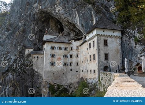 Famous Medieval Predjama Cave Castle In Slovenia Stock Image Image Of