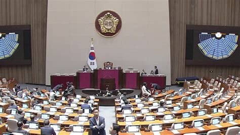 野 주도 방송법 개정안 본회의 부의 요구건 가결 네이트 뉴스