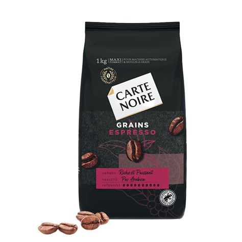 Carte Noire café grains moulu soluble capsules et dosettes