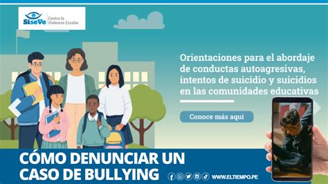 Cómo y dónde denunciar un caso bullying en SíSeVe según Minedu