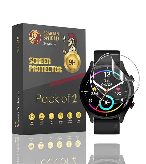 Spartan Shield Pack Screen Guard For Noisefit Twist Smartwatch