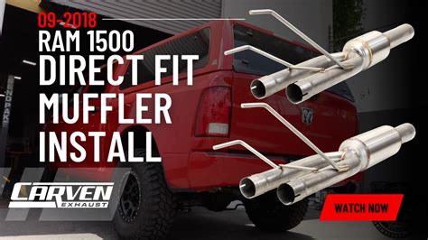 2009 2018 Ram1500 Muffler Direct Fit 5 Tips Install Overview Video By Carven Exhaust Ram