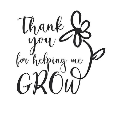 Thank You For Helping Me Grow Svg Teacher Gift SVG Teacher