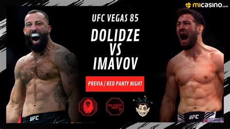 Mejores Apuestas Y Previa De Ufc Vegas Dolidze Vs Imavov Red Panty