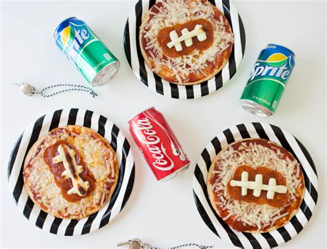 Game Day Mini Football Pizza