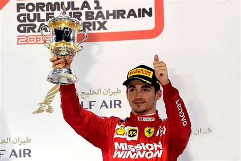 Charles Leclerc Bahrain Podium 2019 3legs4wheels