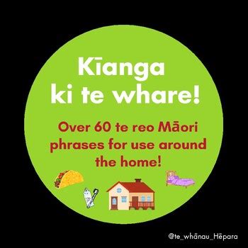 Te reo Māori phrases for around the home by Te Reo Māori journey