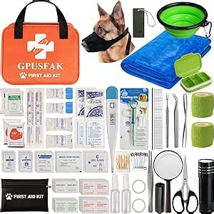 Gpusfak Kit De Primeros Auxilios Para Mascotas Para Perros Y Gatos Kit