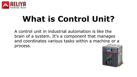 What is Control Unit and types of control unit? | PPT