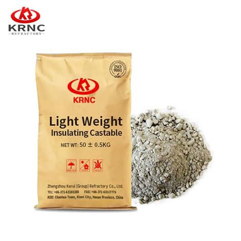 Light Weight Insulating Castable Kerui Refractory Manufacturer