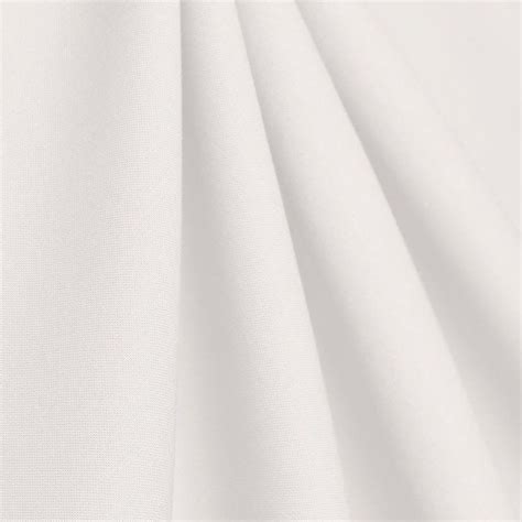 Robert Kaufman White Kona Cotton Broadcloth Fabric Bone White Kona