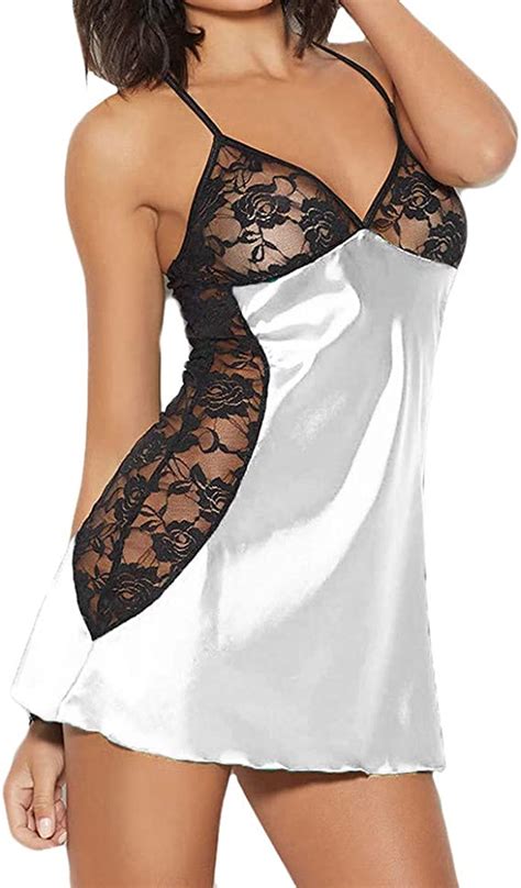 Amazon ITLOTL Women Plus Size Babydoll Lace Silks Lingerie G