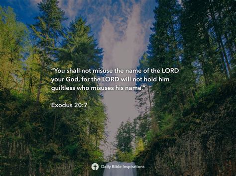 Exodus Daily Bible Inspirations