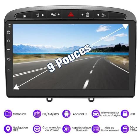 Awesafe Autoradio Pour Peugeot Android Avec