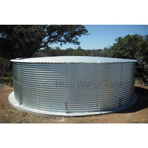 Galvanized Corrugated Steel Tank Modular Aquaculture Round Rainwater