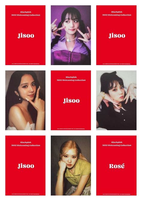 Blackpink Jisoo Welcoming Collection Photocard Printable Fotos