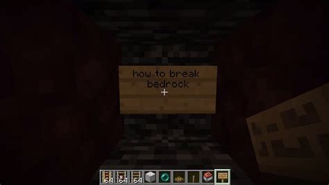 How to break bedrock, works in survival (Ill answer questions in the comments) : r/Minecraft