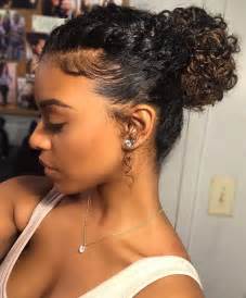 83 Best Double Buns Images On Pinterest Natural Hair Natural Updo