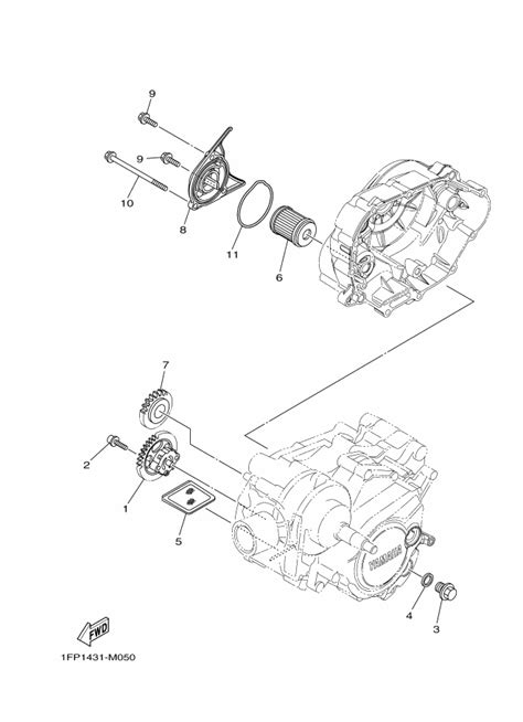 Moto Th Yamaha Spark I Parts Oil Pump