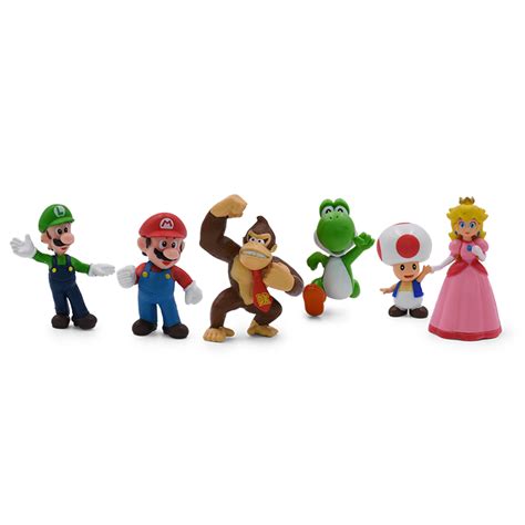 Seekfunning Super Mario Figures Set Toys Pack Of 18 Main Characters