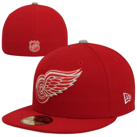 New Era Detroit Red Wings Metallic Pop 59fifty Fitted Hat Red Shop