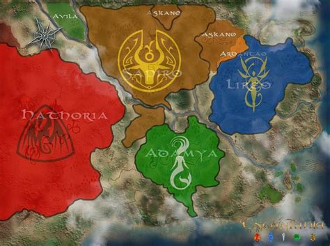 Encantadia World Map in 2022 | 4 kingdoms, Concept art, Art