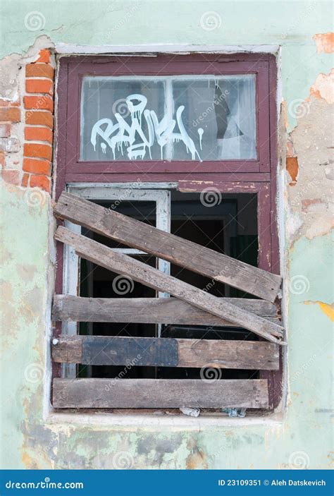 Boarded Up Window