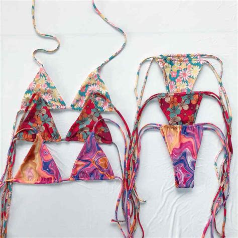 OEM Summer 2024 Bikini Swimwear Beachwear Custom Swimsuit With Logo Tag Plus Size Printed Girl