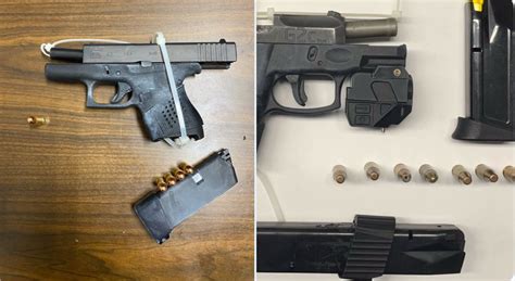 Police Recover 2 Guns In Separate Incidents An Hour Apart On North Shore