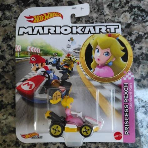 Hot Wheels Mario Kart Princess Peach Shopee Brasil