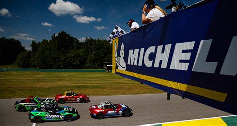 Cicero Breaks Through At VIR For First Mazda MX 5 Cup Win IMSA