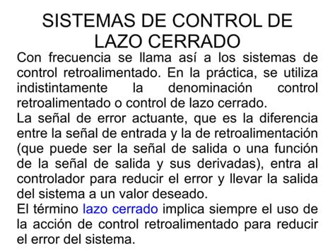 Definiciones De Control Ppt