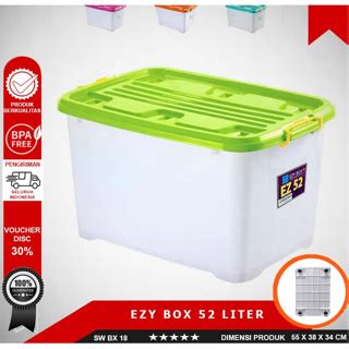 Jual Container Box Ezy Cb Liter Tempat Penyimpanan Wadah Plastik