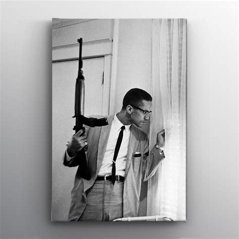 Malcolm X Gun Poster