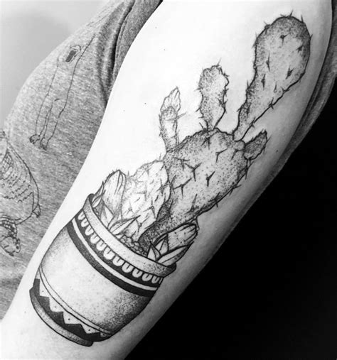 Cactus tattoo | Cactus tattoo, Tattoos, Etching tattoo