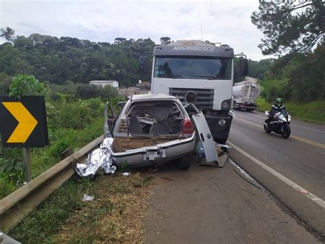 Fim de semana começa mortes em acidentes nas rodovias de SC Santa