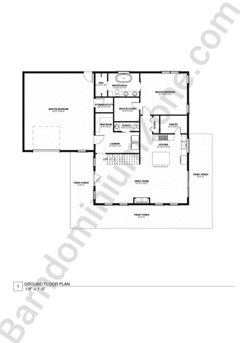 5 Inspiring Two Story Barndominium Floor Plans