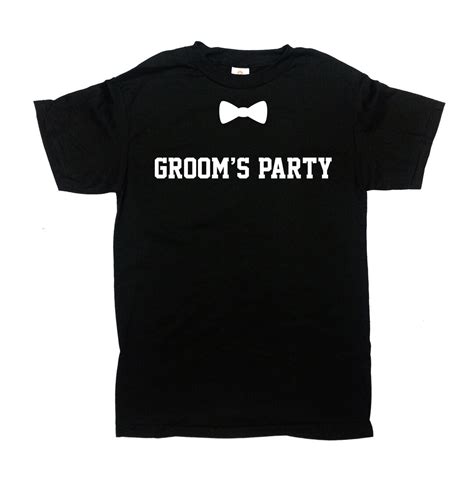 Groomsmen T Shirt Bachelor Party Shirts Groomsman Proposal Wedding