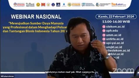 Galeri Ptic Webinar Nasional Mewujudkan Sumber Daya Manusia Yang