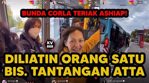 Bunda Corla Teriak Ashiap Di Bis Jerman Tantangan Dari Atta Halilintar