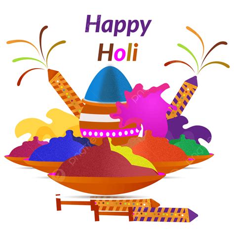 Happy Holi Festival Vector Hd Png Images Happy Holi Festival Color