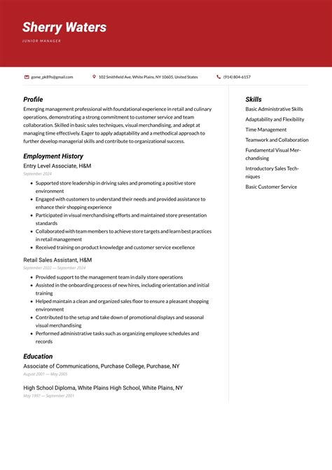 8 Manager Resume Examples And Templates 2025 ·