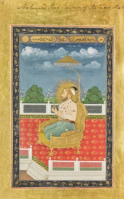 portraits of Mughal emperors and their ancestors, India, Delhi, late ...