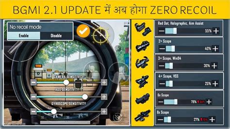 Update Zero Recoil Best Sensitivity Bgmi Pubg Mobile Bgmi