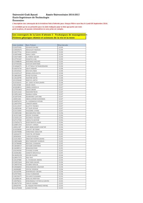 PDF Université Cadi Ayyad Année Universitaire 2016 2017 Ecole L