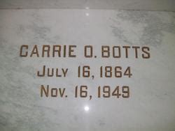 Carrie Olivia Garnett Botts Homenaje De Find A Grave