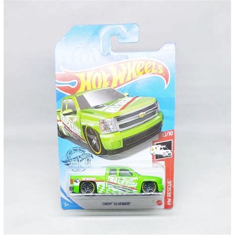 Jual Hot Wheels Tresure Hunt Reg Chevy Silverado HW Rescue Shopee Indonesia